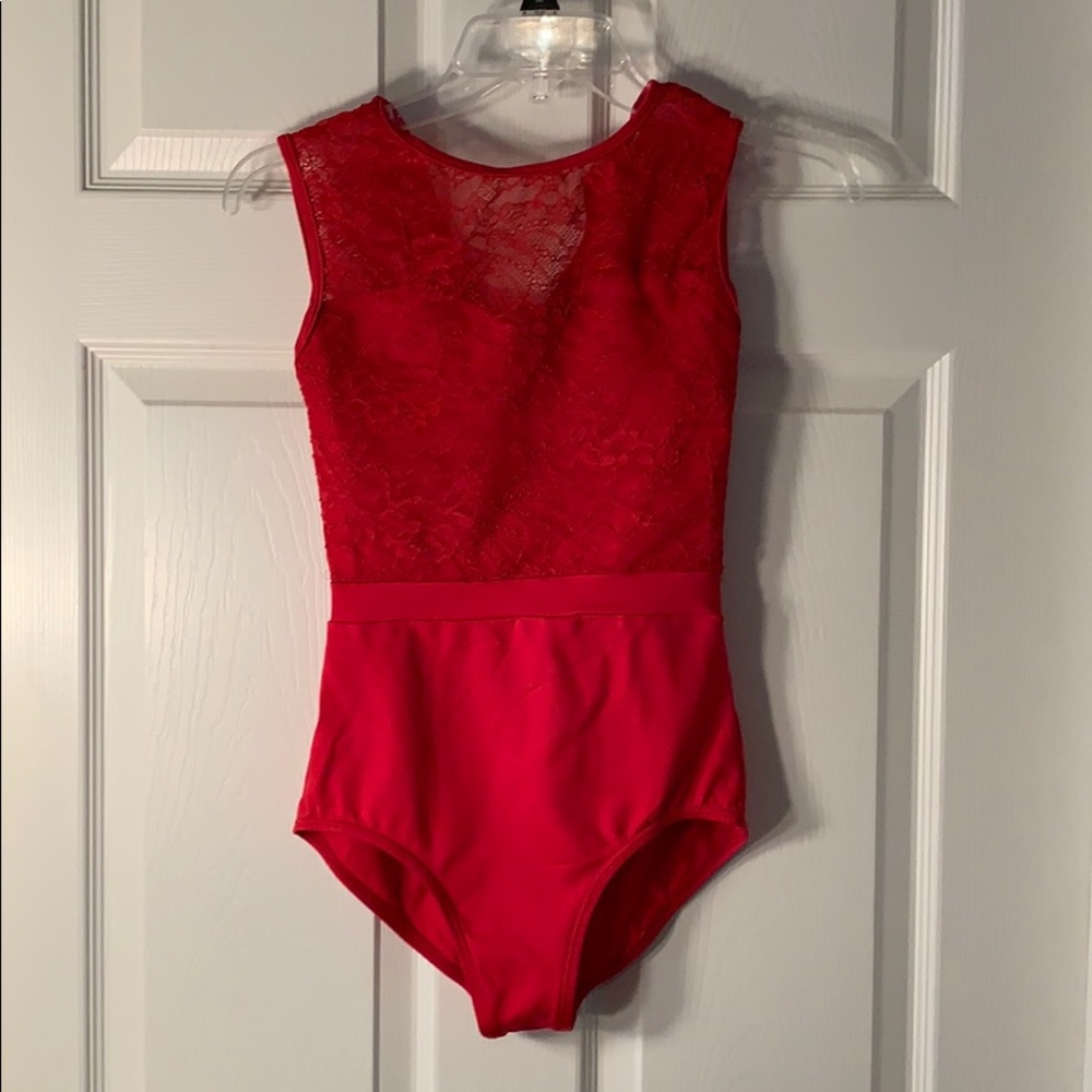 Suffolk Jayne Mansfield Lace Sleeveless leotard